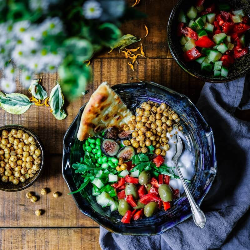 Photo of a beautifully arranged food