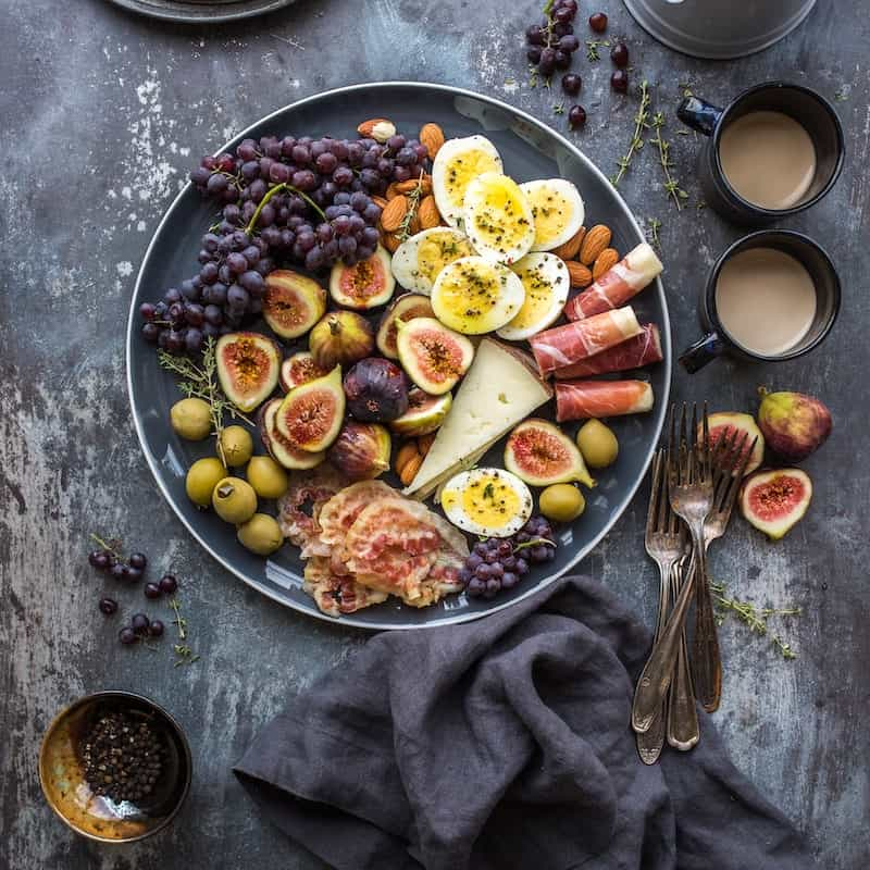 Photo of a beautifully arranged food